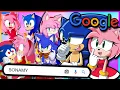 Download Lagu Sonic \u0026 Amy Google Themselves | Reacting to SONAMY!!! (FT Tails)
