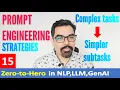Prompt engineering Strategy 2 Breaking Complex Task into Simpler Sub-tasks Log analysis using LM