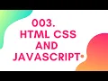 003 HTML CSS and JavaScript in 1 Hour