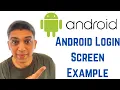 Android Tutorial for Beginners - Android Login Screen Example Part 2