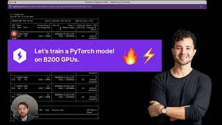 Let s train a PyTorch model on multiple B200 GPUs multi-GPU training