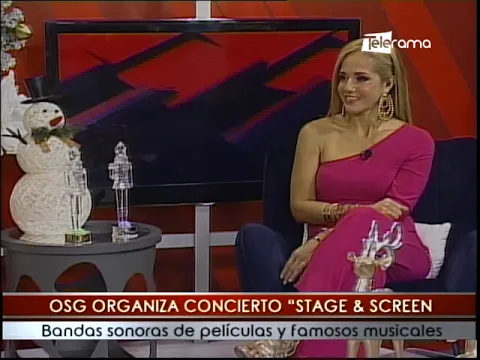 OSG organiza concierto Stage & Screen bandas sonoras de películas y famosos musicales
