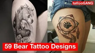59 Attractive Bear Tattoo Designs Gallery