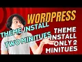 how to install theme in wordpress development part4