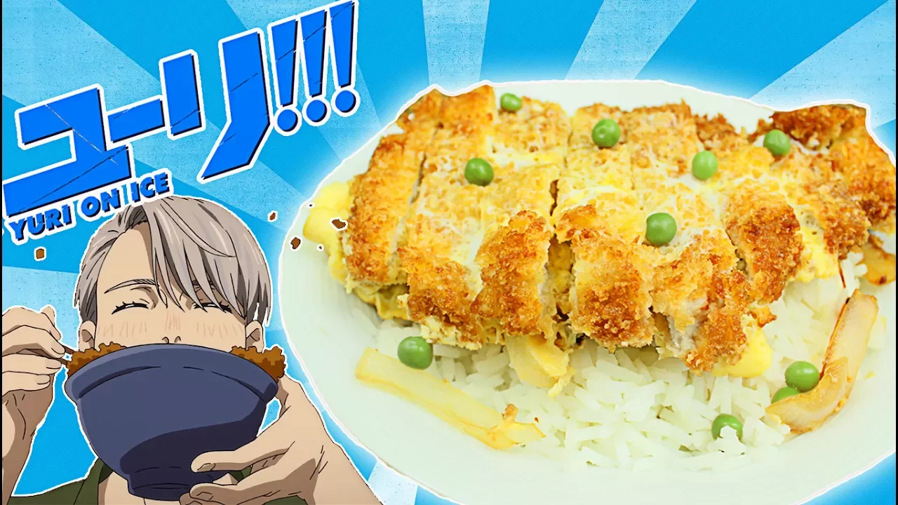 Katsudon o Tazn de Cerdo de Yuri On Ice!