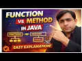 Java Me Methods Functions Method vs Function Explained Java Tutorial Hindi