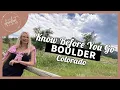 What to Know Before Heading to Boulder Colorado