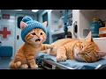 Download Lagu 🐱 Kitten Ginger Takes Mama Cat to Hospital for Baby Arrival 🐾✨