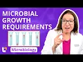 Microbial Growth Requirements Microbio Pre-Nursing Pre-Med Health Field Careers LevelUpRN
