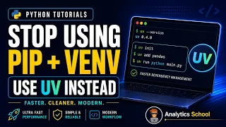 uv Python Package Manager Tutorial Replace pip poetry virtualenv