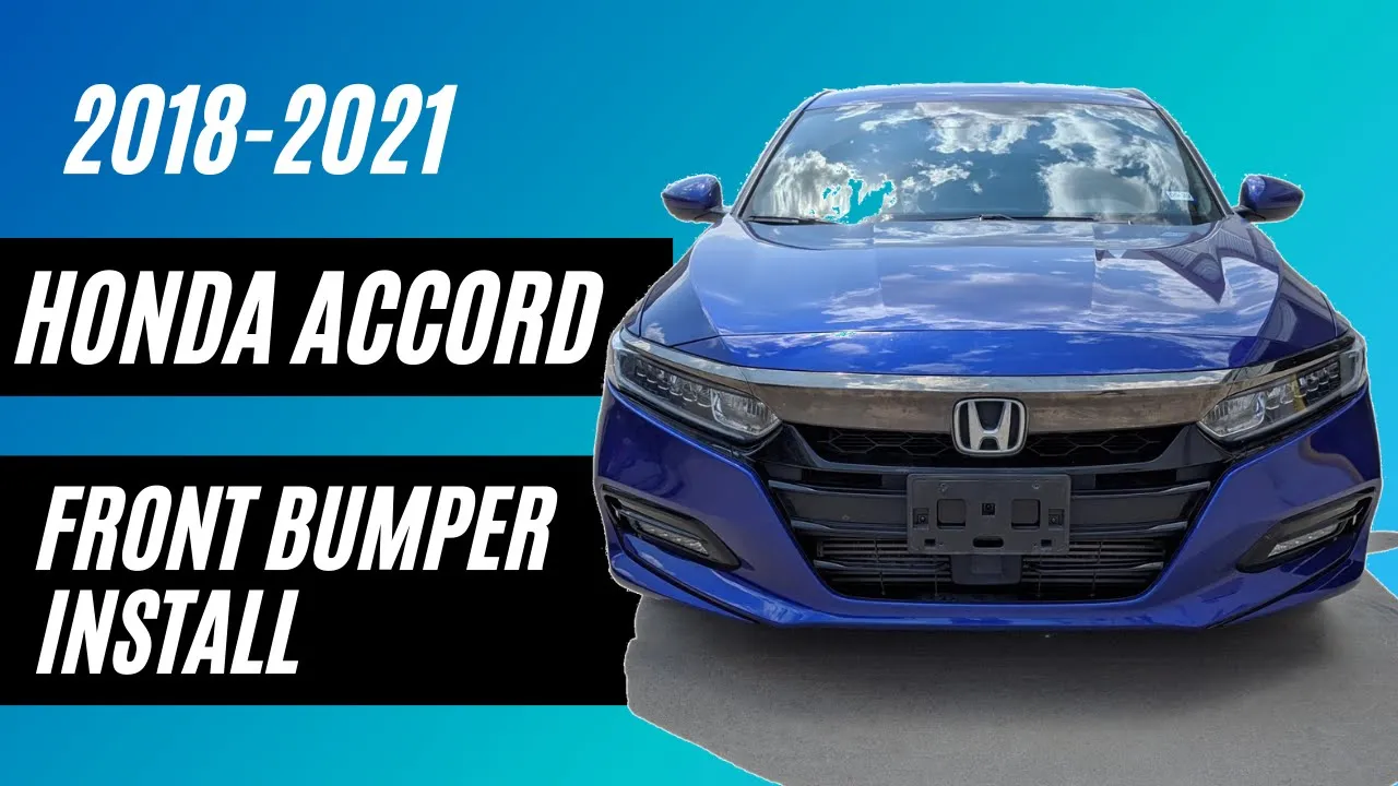 2018-2020 Honda Accord : Front Bumper Painted
