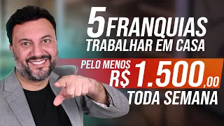 TRABALHAR EM CASA EM 2025 - IDEIAS DE FRANQUIAS LUCRATIVAS
