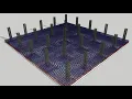 Mat or Raft Foundation Construction Process Rebar Placement