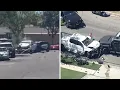 Domestic violence suspect fatally shot by police after chase ends with crash in Simi Valley