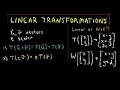 Linear Transformations Example 1 Part 2 of 2