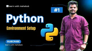 Python Environment Setup Bangla Tutorial 2024 Learn With Mahabub