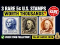 Rare 5 Cent USA Stamps Value Guide 2026 Could Yours Be Worth Thousands