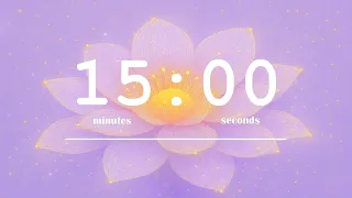 15 minute twilight lotus lavender lotus study timer