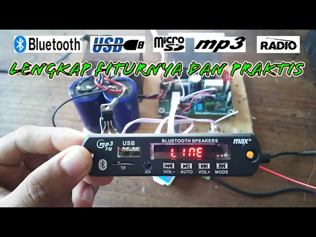 Download MP3 Cara Pasang modul MP3, USB, Bluetooth pada Power Amplifier. by wong deso