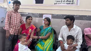 दीदी को इलाज के लिए hospital में दिखाने लाये 🏥😔