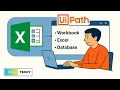 UiPath Excel Activities Read Excel with Workbook Classic Modern Database Tutorial