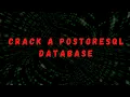 DATABASE HACKING - HOW TO CRACK POSTGRESQL DB WITH LEGION TOOL