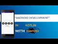 Kotlin Android Tutorial - Count Down Timer Without Background Task