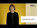 Why Interaction Cost Matters to UX