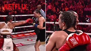 The final minute of Katie Taylor vs Amanda Serrano 3