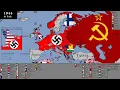 World War II in Europe with Flags Every Day