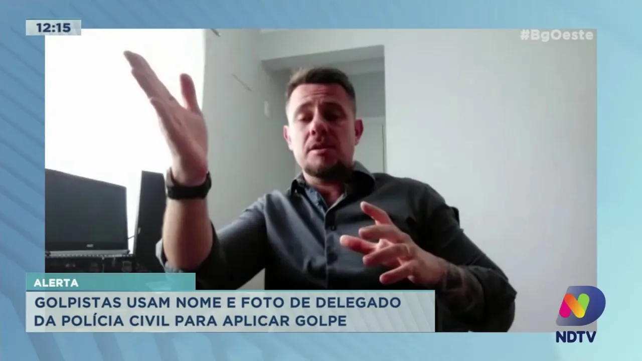 Alerta! Golpistas usam nome e foto de delegado da Polícia Civil para aplicar golpe