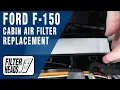 How to Replace Cabin Air Filter 2015 Ford F-150 AQ1251
