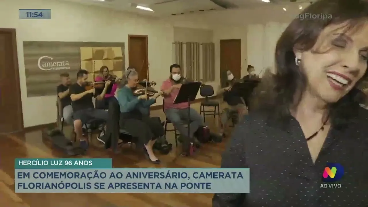 Hercílio Luz 96 anos: em comemoração ao aniversário, Camerata Florianópolis se apresenta na ponte