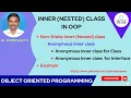 44 Anonymous Inner Nested Class - Non-Static Inner Class in OOP