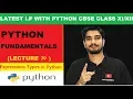 Type of Expressions in Python CBSE Information Practices with Python Class