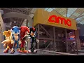 Sonic The Hedgehog 3 AMC Movie Vlog Target Toy Hunt Fire Evacuation