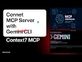 How to Connect MCP Server Context7 with Gemini CLI on Window 2025