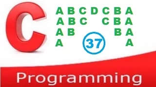 c programming tutorial - pattern printing 7