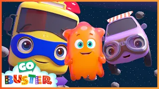 Superhero Buster's Space Advebtures | Go Buster - Bus Cartoons & Kids Stories