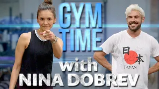 Nina Dobrev Crushes Zac’s Workout | Gym Time w/ Zac Efron
