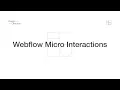 Webflow Micro Interactions - Daily Direction Part 05 Close Button