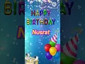 Lagu Happy birthday 🎂 Nusrat |New theme 🥳 Celebrate 🎉 your special day #birthday#status #wishes#gif
