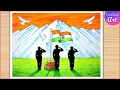 India Republic Day drawing 26 January easy drawing step by step