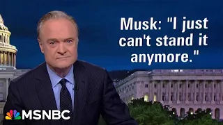 Lawrence: And on day 134, Musk turned against Trump