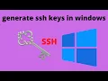 How To Generate SSH Keys In Windows Terminal - SSH Keys Tutorial