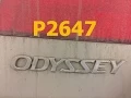 Honda Odyssey Code P2647 - Honda CR-V Code P2647