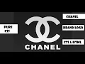 CHANEL BRAND LOGO USING CSS HTML PURE CSS BRAND LOGOS