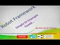 Robot Framework Tutorial - Python