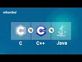 C C Java Difference Between C C and Java Edureka
