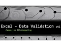 Data Validation Part 2 Consolidation